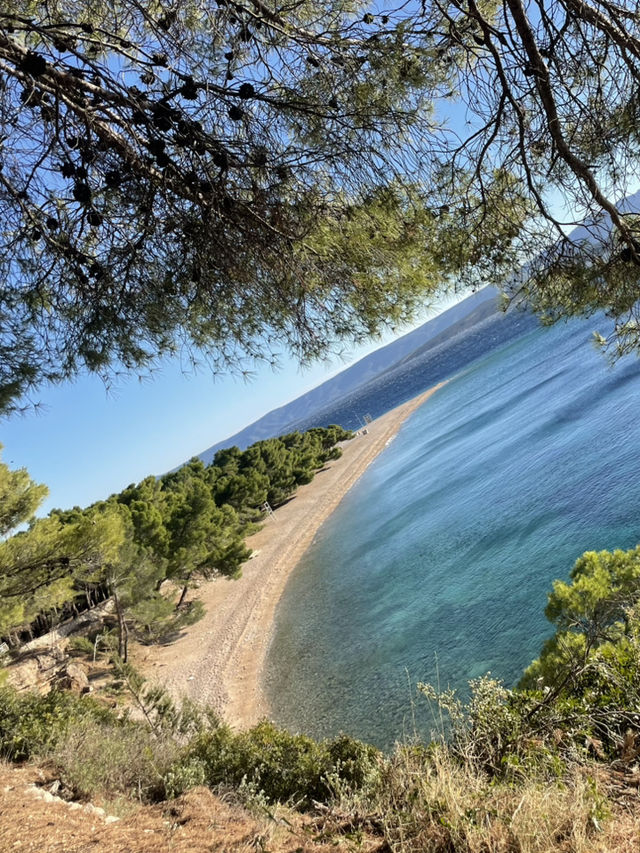電影場景黃金角海灘💛 克羅埃西亞天然奇蹟🏝️