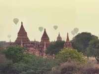 Watching Hot Air Balloons in Bagan: A Sunrise Spectacle in the Sky