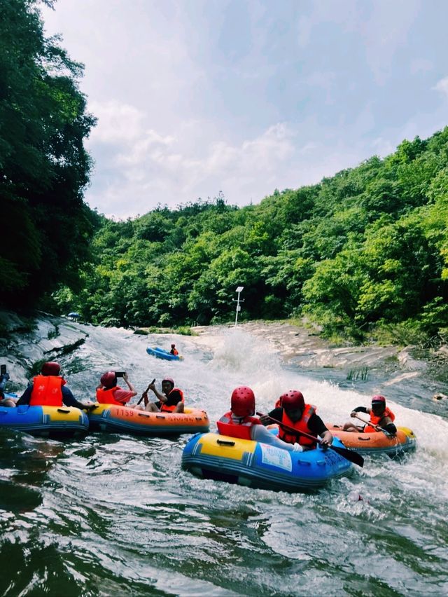 湖北紅安對天河漂流遊玩攻略，適合夏天遊玩