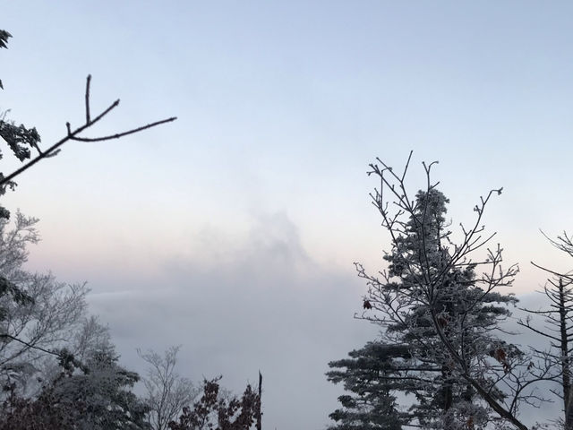 야간 산행 지리산