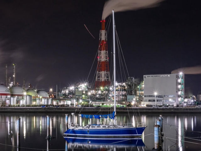 【工場夜景の聖地🌉霞ヶ浦緑地公園で近未来の光景に酔いしれる】