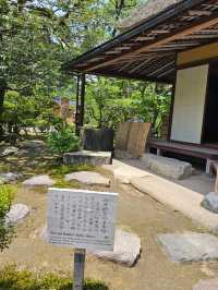 金澤｜兼六園茶亭建築〔夕顏亭與伯牙絕琴的手水鉢〕