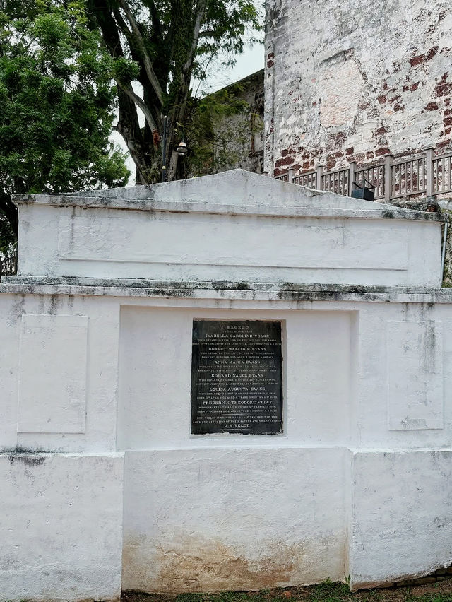 Vitis St. Paul's Church in Malacca