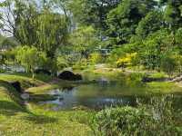 The magical dragon pond in Kong Meng San Temple complex