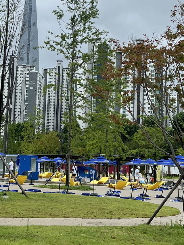 잠실 한강공원에서 만나요