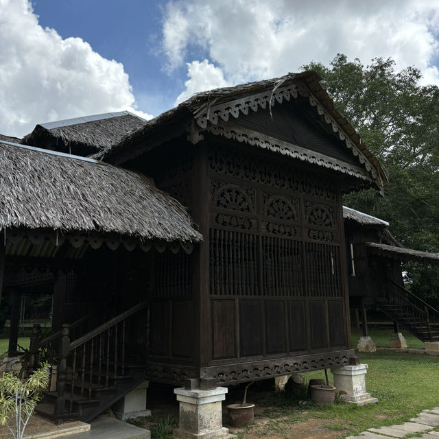 An authentic malay traditional house - it’s almost 100 years old!