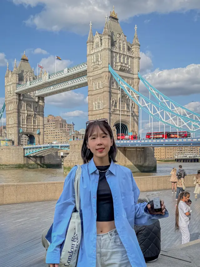 Looking at Tower Bridge from Potters Fields