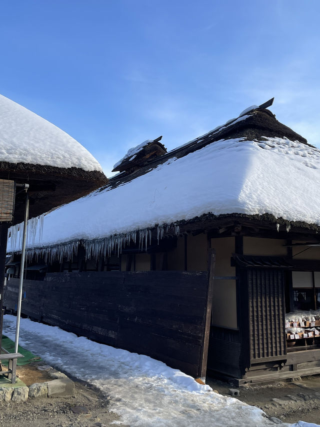 【日本福島】大內宿🏠｜體驗江戶時代的茅草屋建築