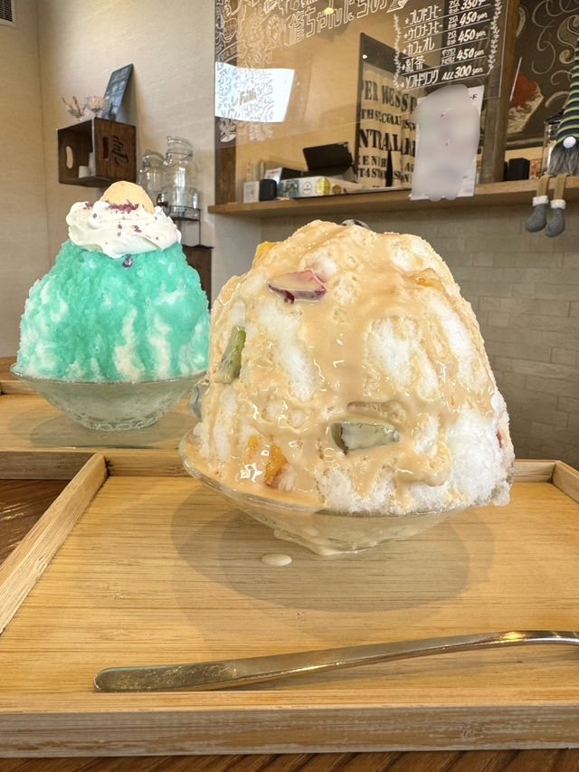 【福岡カフェ】他とは少し違う自家製シロップが美味しいかき氷🍧