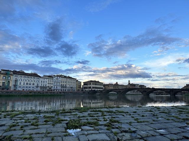 Walking by Ponte Vecchio during the day