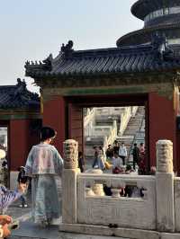 Catching sunset at the Temple of Heaven