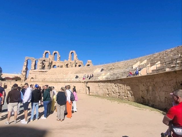 The third biggest roman arena with 35000 seats. 