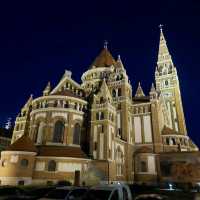 Szeged at night