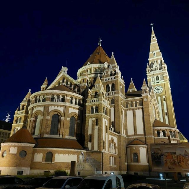 Szeged at night