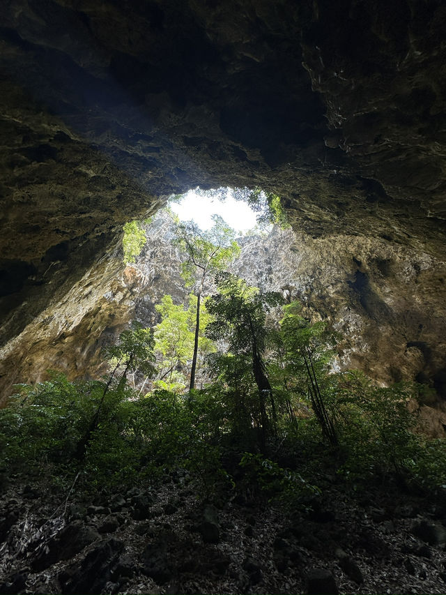 One of stunning caves in Thailand