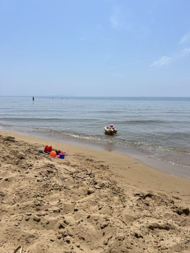 Gardenos Beach in the South of Corfu