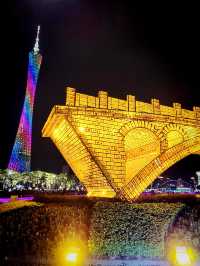 Views of the Canton tower from various angles