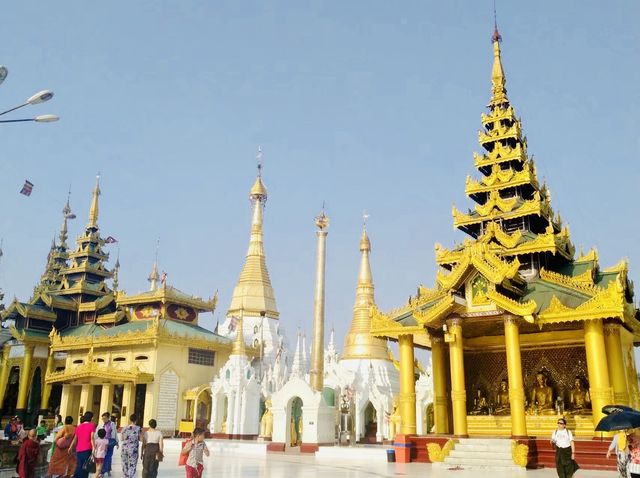 Symbol of Myanmar | Shwedagon Pagoda in Yangon, one of the three major ancient sites in Southeast Asia of Buddhism's Light.