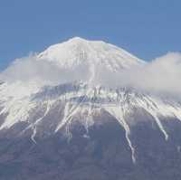 Mt. Fuji this year and last year.