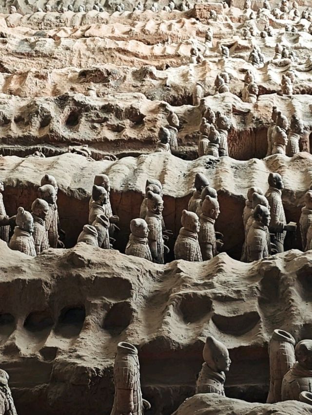 Standing next to the Terracotta Army Standing next to the Terracotta Army