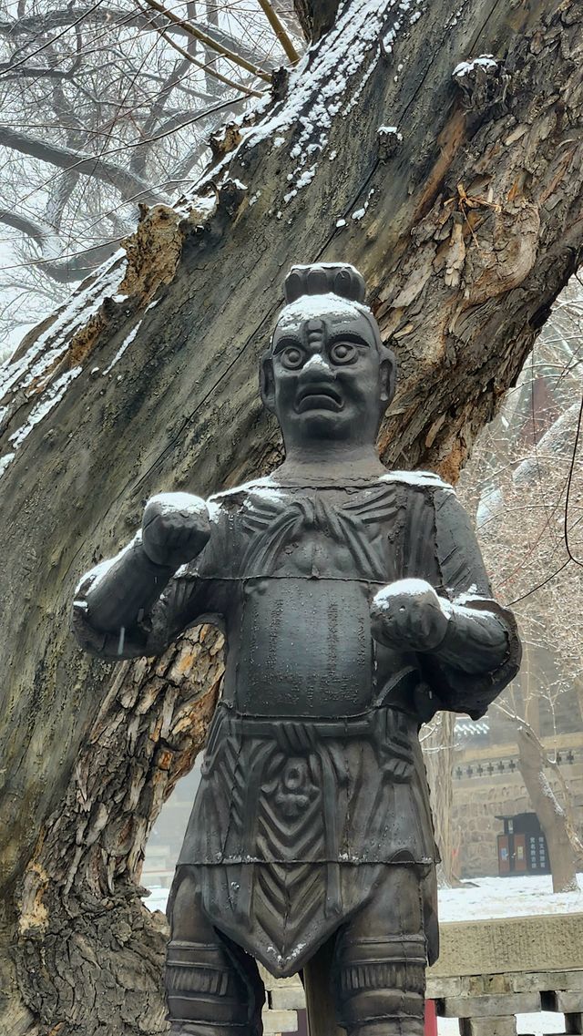 雪中晉祠的小確幸