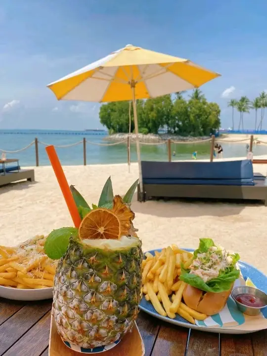 World's Best Beach Clubs Tanjong Beach😍🇸🇬