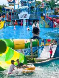 浙江安吉歡樂風暴水樂園，溜娃好去處