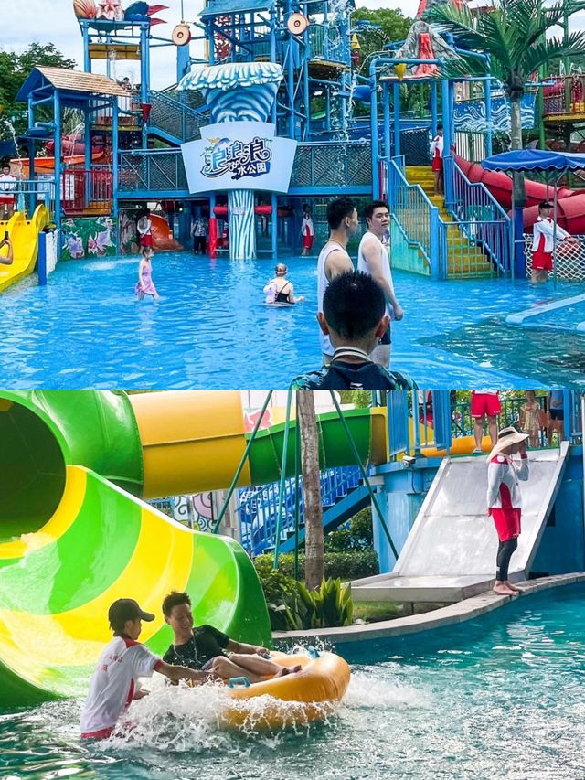 浙江安吉歡樂風暴水樂園，溜娃好去處