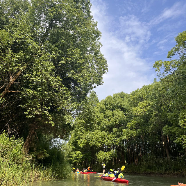 🌊 **Kayaking Adventure at Dianshan Lake** 🌊