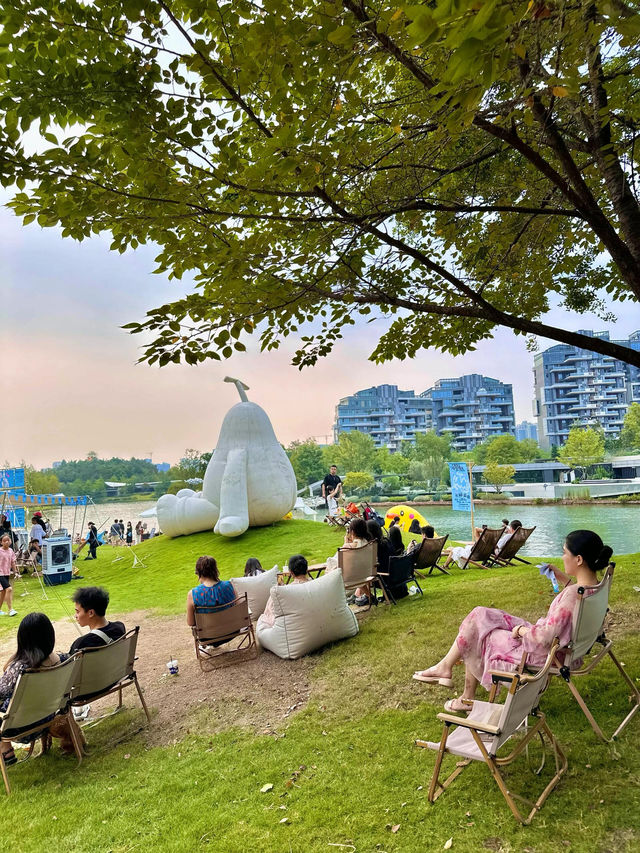 在成都！！值得N刷的公園小島！！週末太chill了