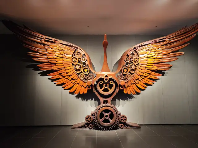 The Industrial Heritage Time Machine at the Old Industrial Base Cultural Exhibition Hall in Hengyang.