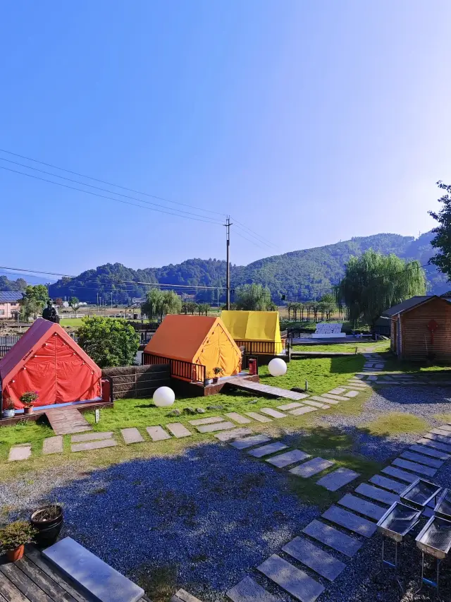 杭州1h|安吉秋季超小眾的露營燒烤地攻略。