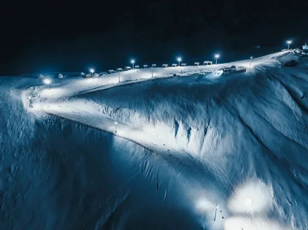 Experience the Magic of Shymbulak Ski Resort at Night