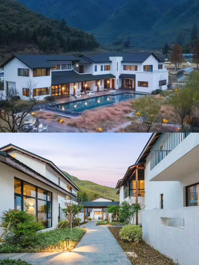 安吉·聽澗山川｜坐擁草坪竹海湖泊的私湯山居