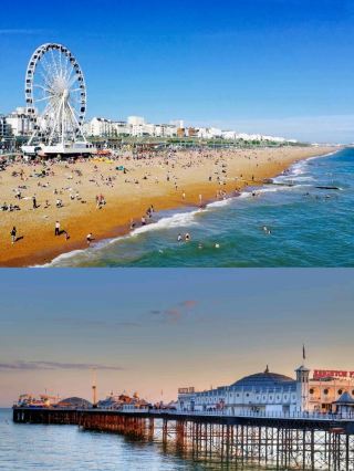 Beach Scenes at  Brighton is Royal Experience🥰♥️