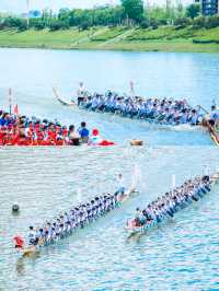 端午去瀏陽睇龍舟：人哋扒船靠體力，我靠嗌「加油」會贏嗎