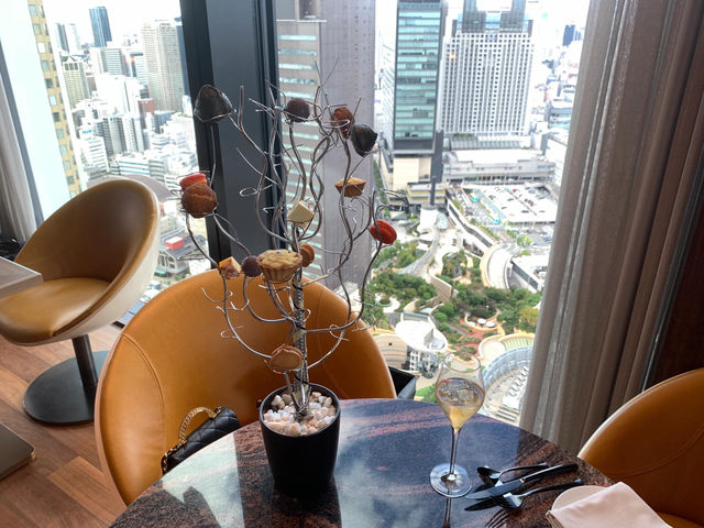 大阪探店｜難波站旁的高空下午茶☕️
