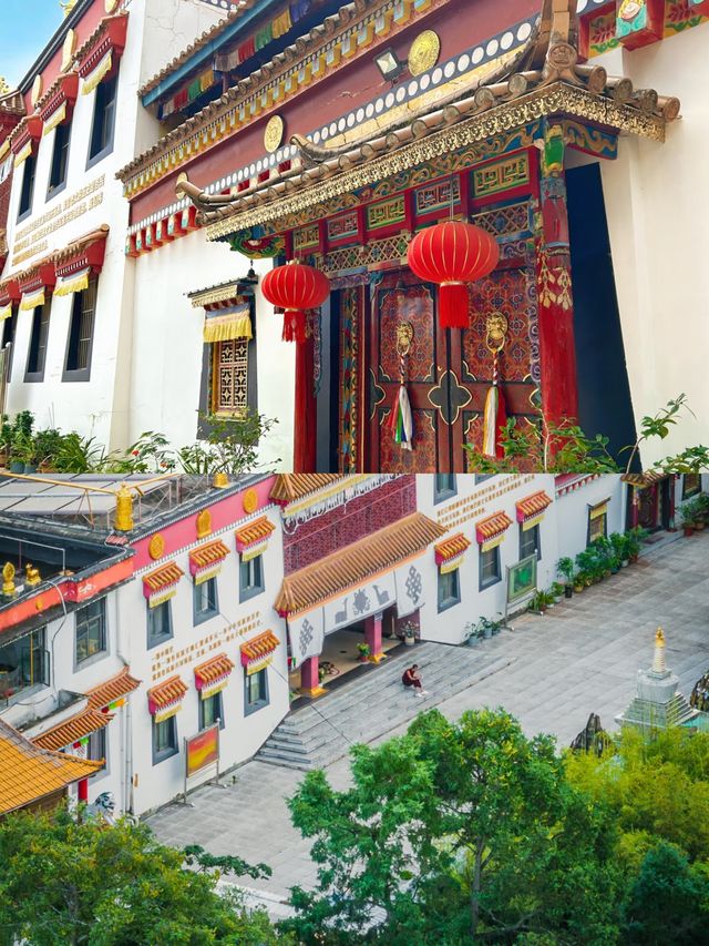 昆明旁邊，有座南傳佛寺隱藏喺樹林之中