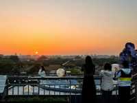 在天安門逸扉露台，追一場jue美日落晚霞