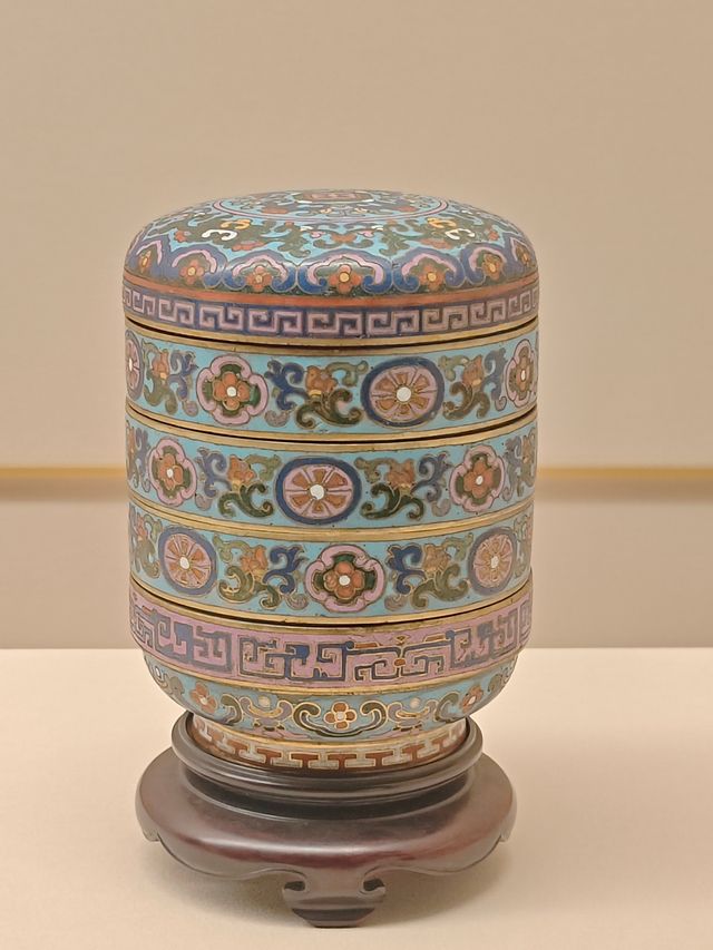 上海博物館（人民廣場館）的掐絲琺瑯美到窒息