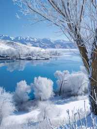 冰雪覆蓋的村落