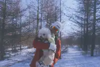 不想上班的小張今天去樺皮嶺