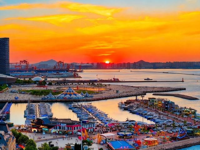 大連東港：落日餘暉下的浪漫之約，還有更多驚喜等你發現