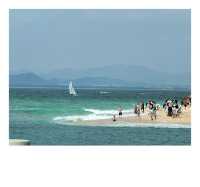 沉醉在蜈支洲島的藍色浪漫裡