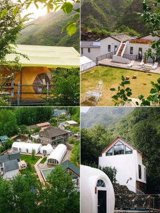 Taking kids for a stroll in the outskirts of Beijing, becoming a legendary mountain dweller living in a cloud-top forest.