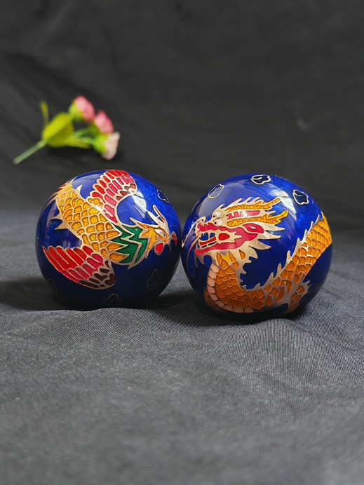 龍鳳呈祥·非遺臻品｜保定鐵球景泰藍掐絲琺瑯工藝｜Trip.com 保定