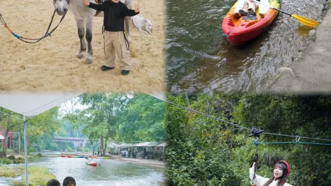 Pujiang One-Day Tour: Horse Riding, Boating, and Jungle Adventure — traveler post in Pujiang