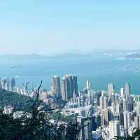 大年初一，晴空萬里，行大運，港島徑！