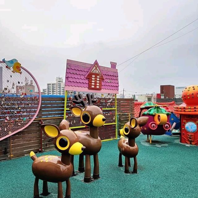Songwol-dong fairy tale village หมู่บ้านสีรุ้ง