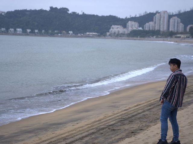 澳門最邊緣的位置——黑沙海灘